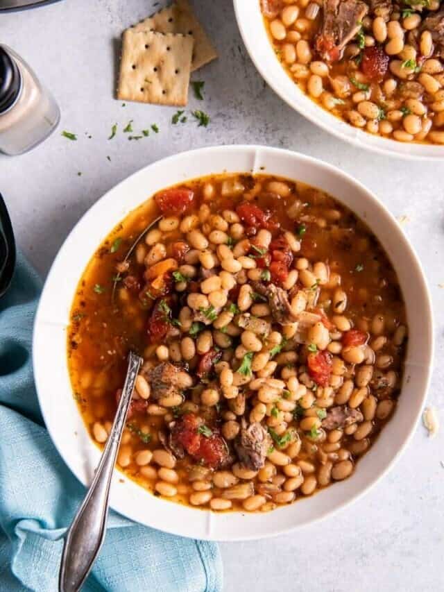 Delicious Instant Pot Navy Bean Soup