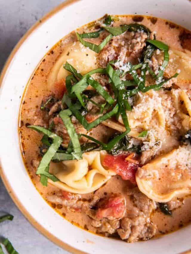 Instant Pot Tortellini Soup Recipe