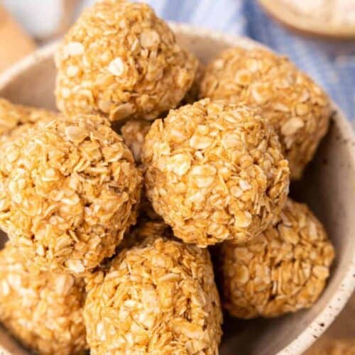 3 Ingredient Peanut Butter Oatmeal Balls | Everyday Family Cooking