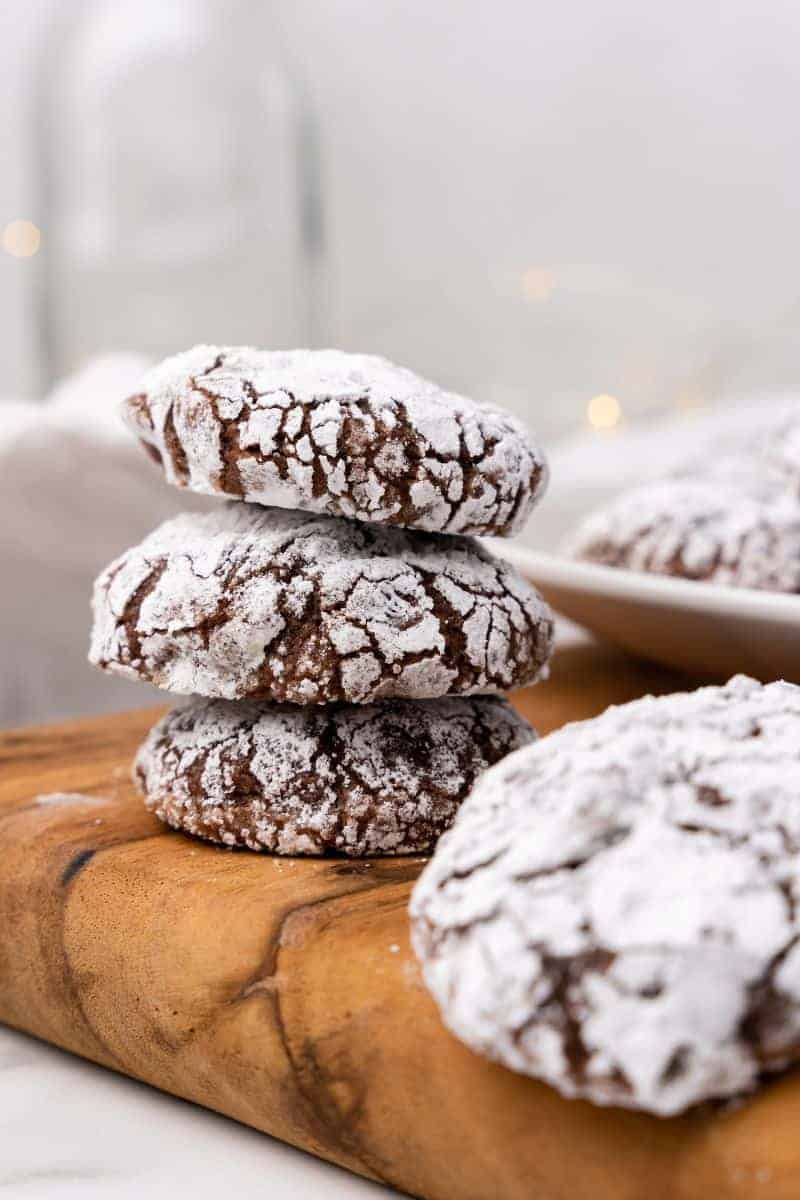 Brownie Crinkle Cookies | Everyday Family Cooking