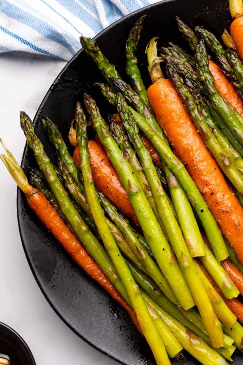 Roasted Carrots and Asparagus Everyday Family Cooking