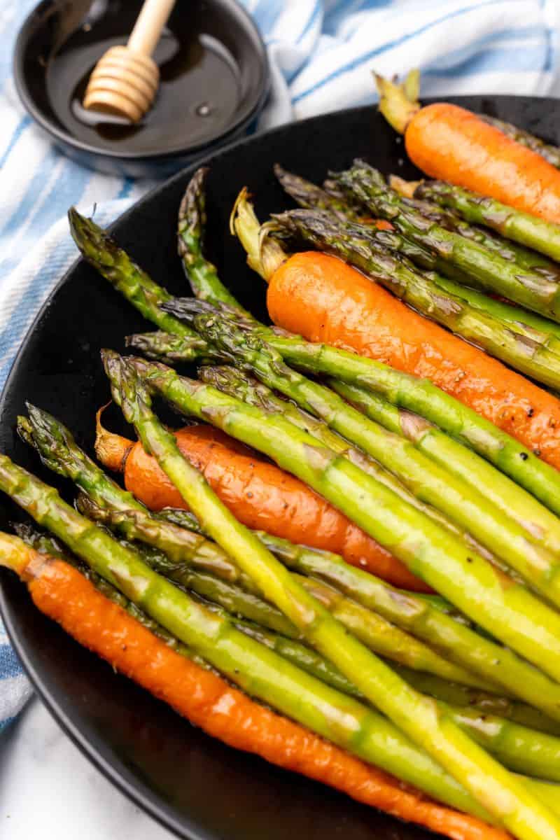 Roasted Carrots and Asparagus | Everyday Family Cooking