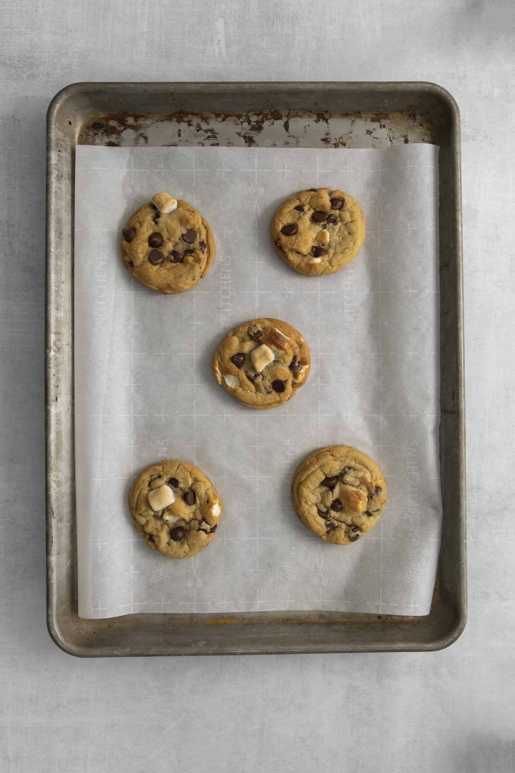 Chocolate Chip Marshmallow Cookies | Everyday Family Cooking