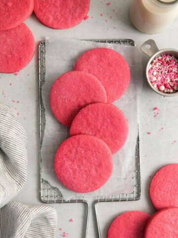 freshly baked cookies