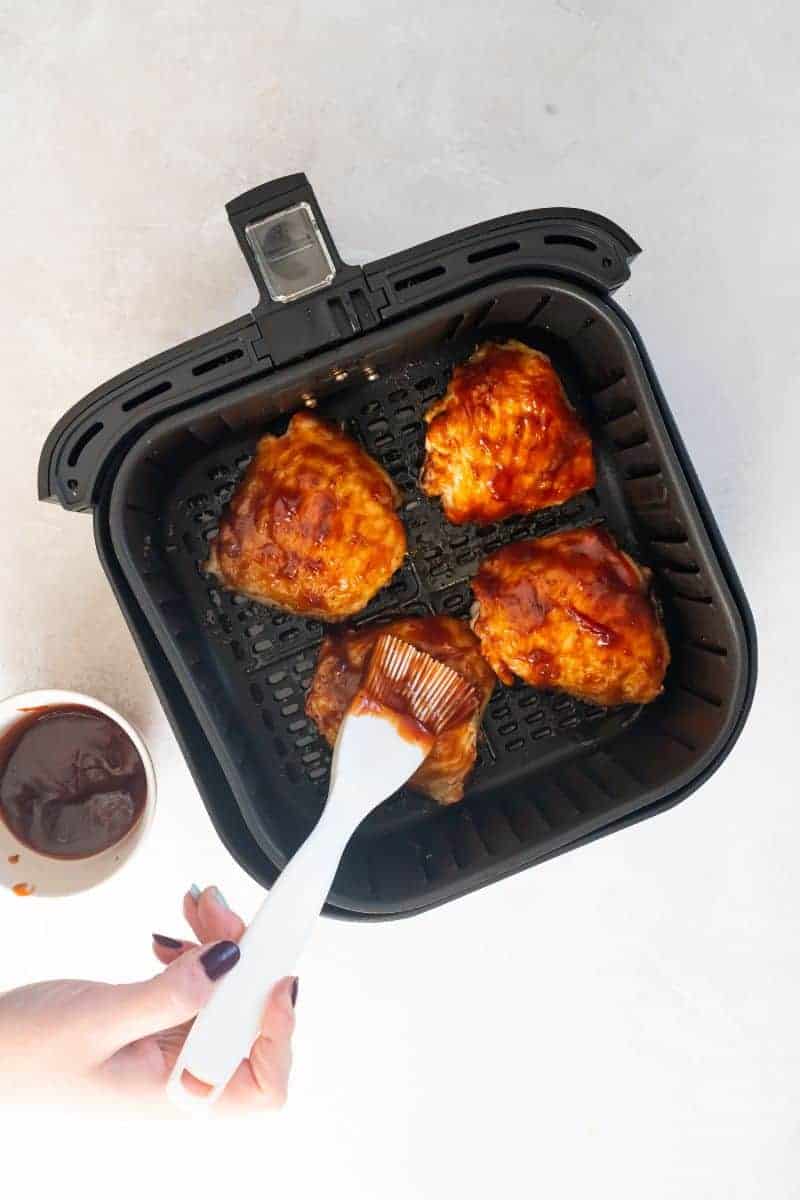 Air Fryer BBQ Chicken Thighs