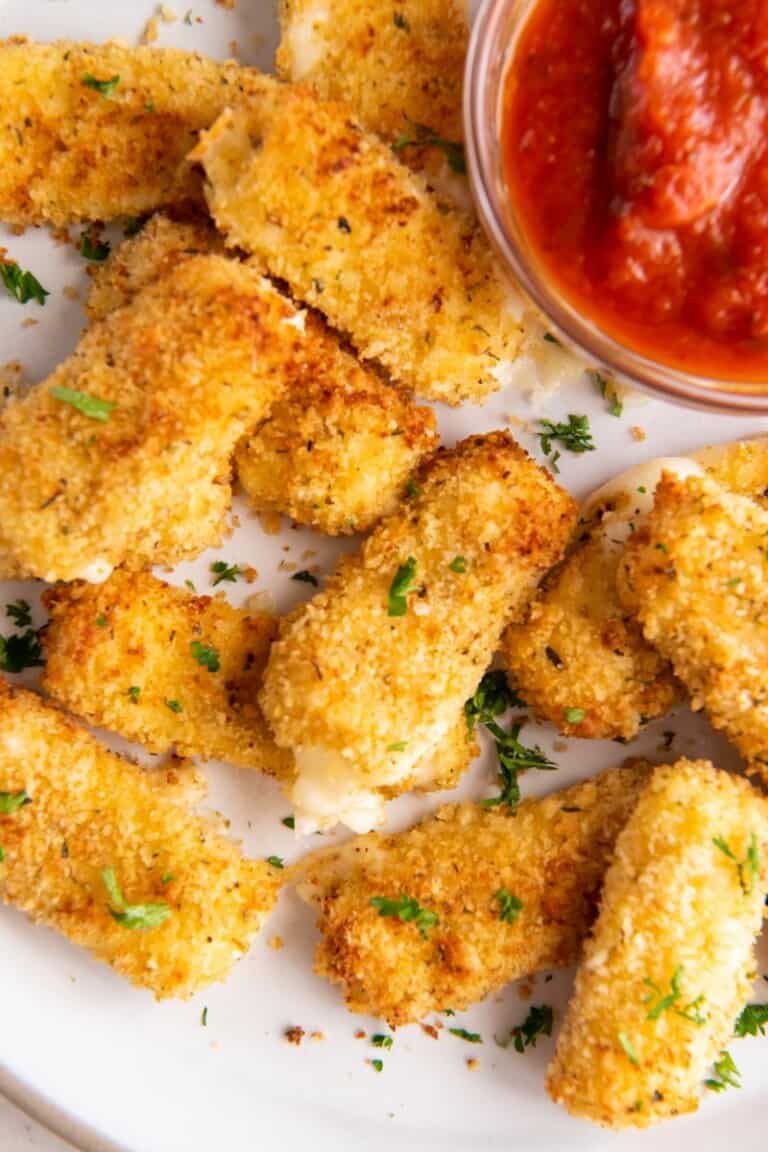 Air Fryer Mozzarella Sticks | Everyday Family Cooking