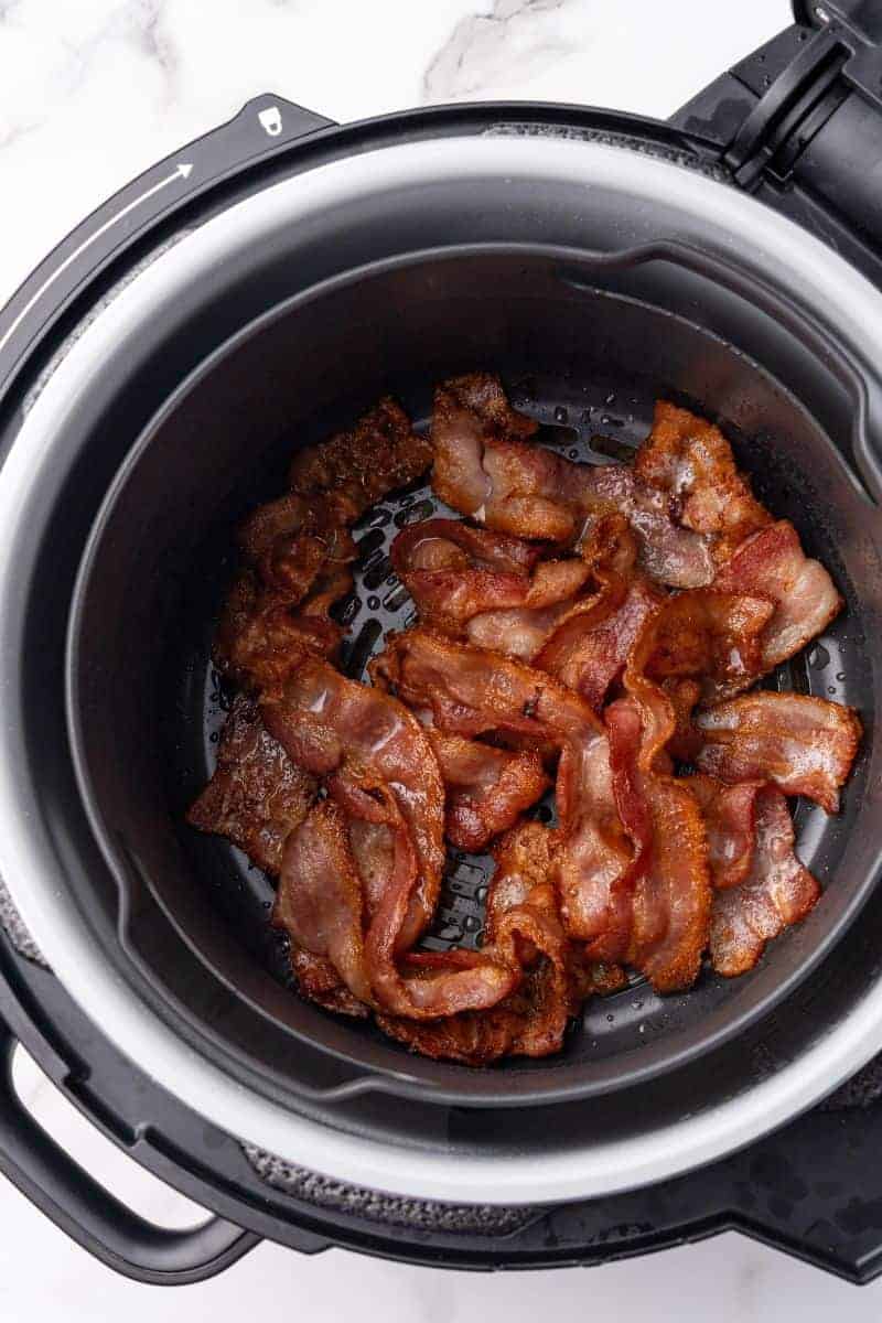 Cooking bacon in ninja air online fryer