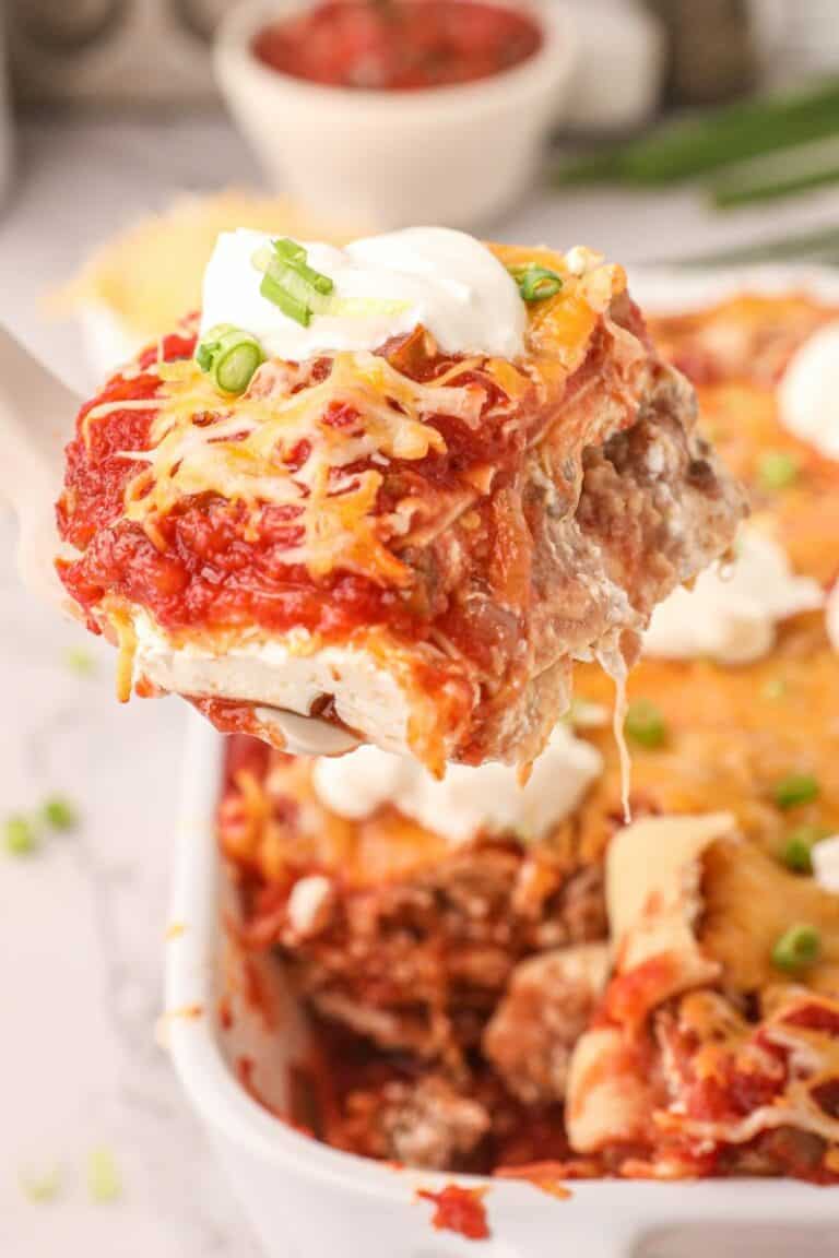 Recipe For Taco Lasagna | Everyday Family Cooking