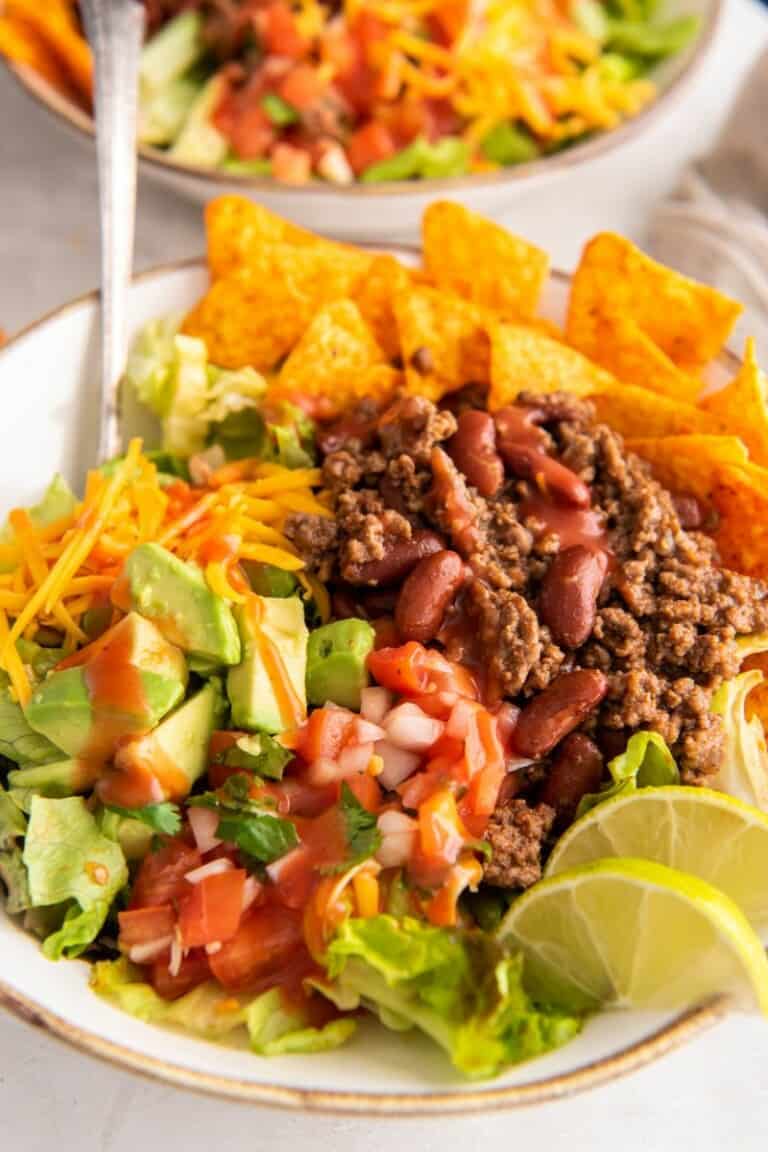 Dorito Taco Salad With Catalina Dressing - Everyday Family Cooking