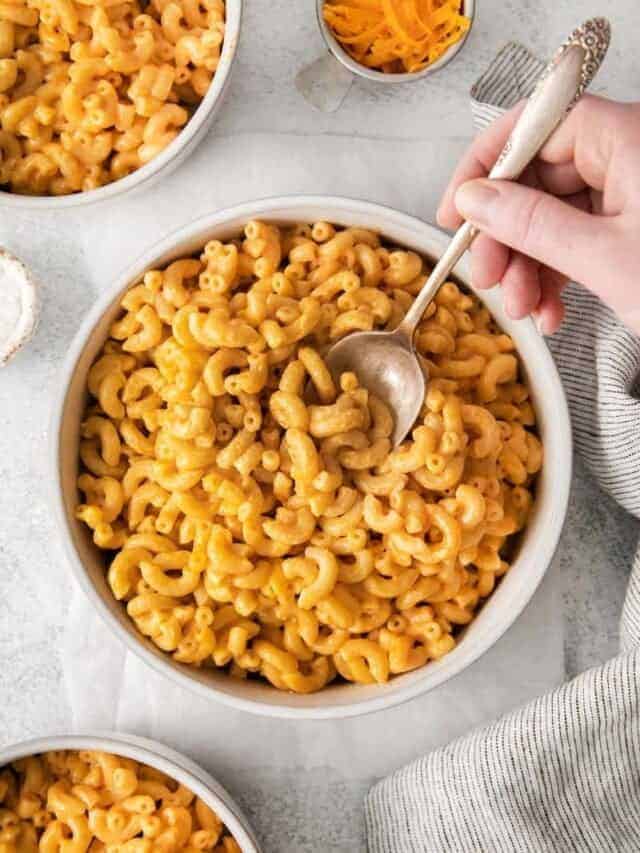 BEST Quick Mac and Cheese Without Milk