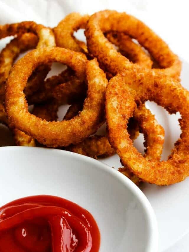 Air Fryer Frozen Onion Rings Recipe!