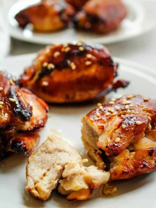 Air Fryer Honey Soy Chicken Thighs Recipe