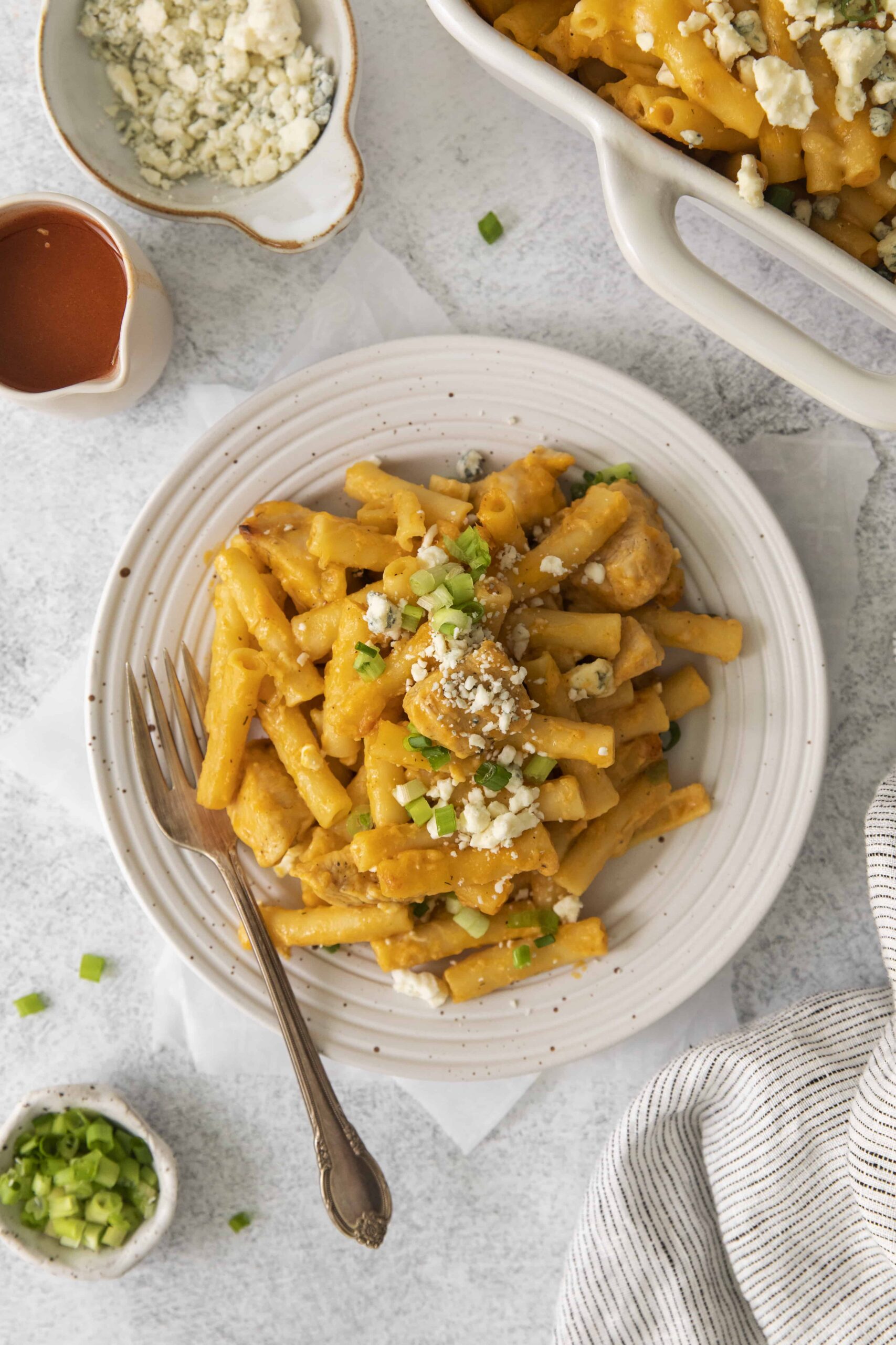 Buffalo Chicken Pasta Bake | Everyday Family Cooking