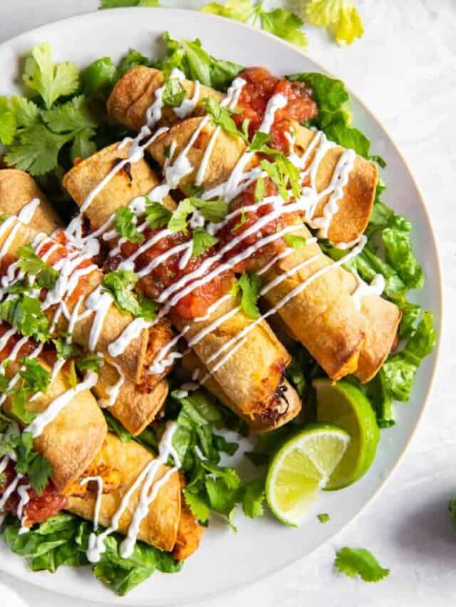 Easy Flautas in the Air Fryer