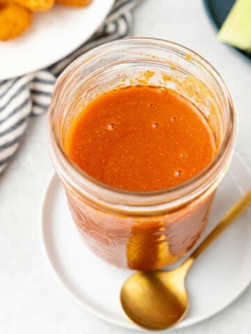 jar with mild buffalo sauce