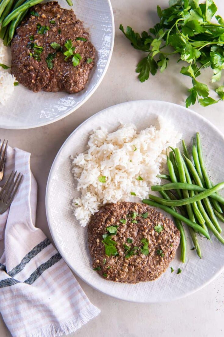 Instant pot cube cheap steak and rice