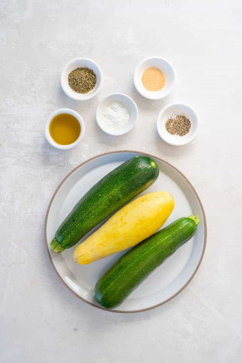 Air Fryer Squash and Zucchini | Everyday Family Cooking