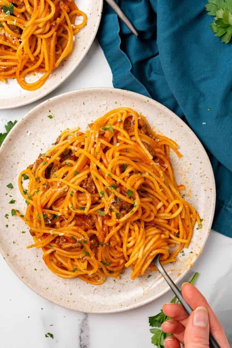 Best One Pot Spaghetti Dinner Everyday Family Cooking