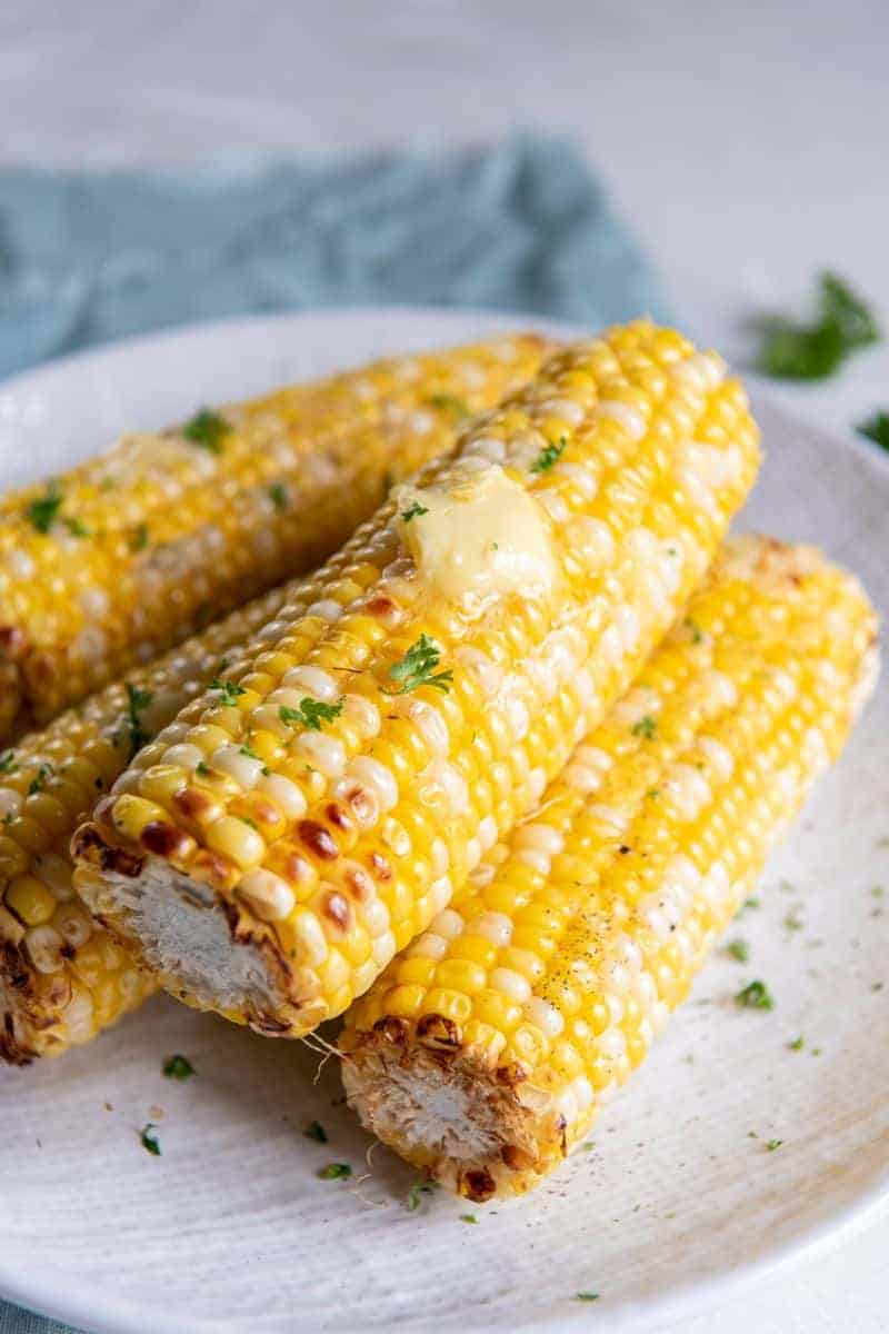 Air Fryer Frozen Corn on the Cob | Everyday Family Cooking