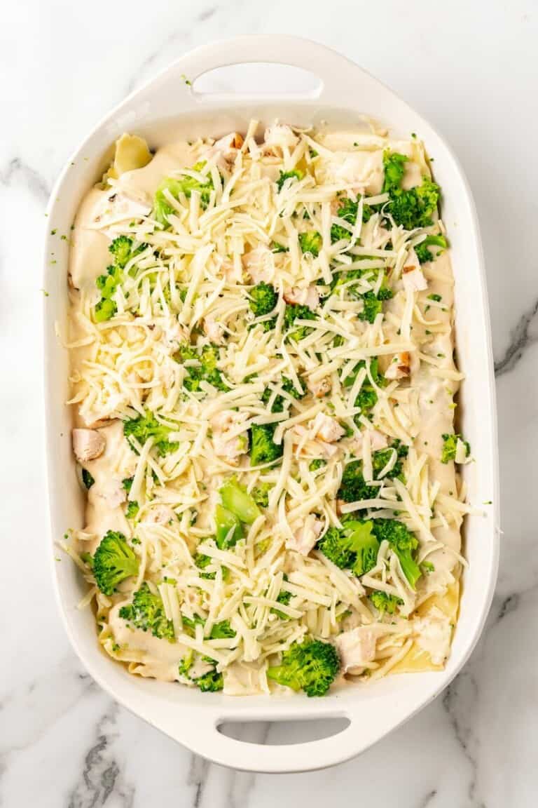 Chicken and Broccoli Lasagna | Everyday Family Cooking