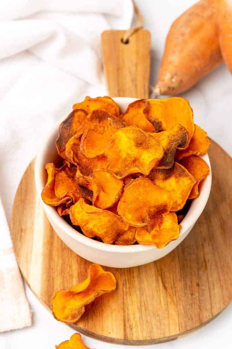 Air fryer sweet potato chips best sale