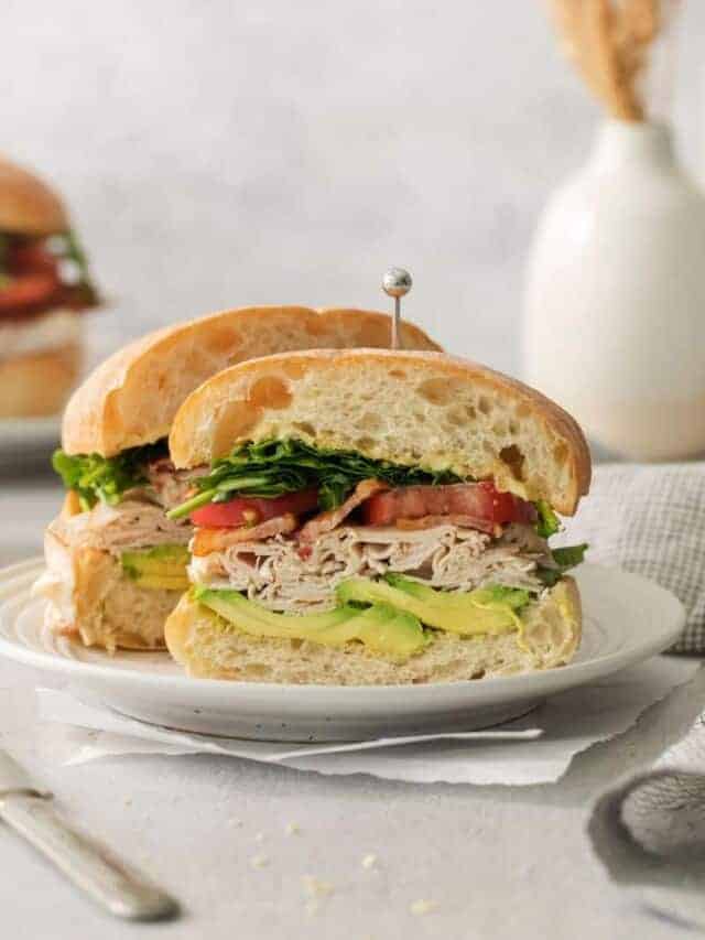 Easy Turkey Avocado Sandwich