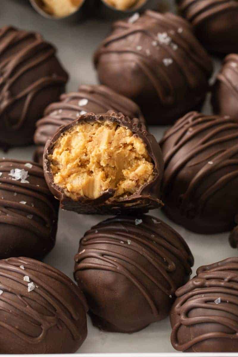 Peanut Butter Balls with Rice Krispies | Everyday Family Cooking