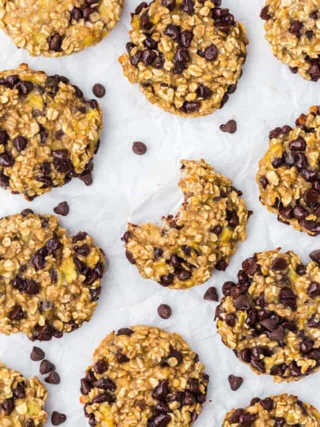 Super Simple Oatmeal Cookies (3 ingredients)