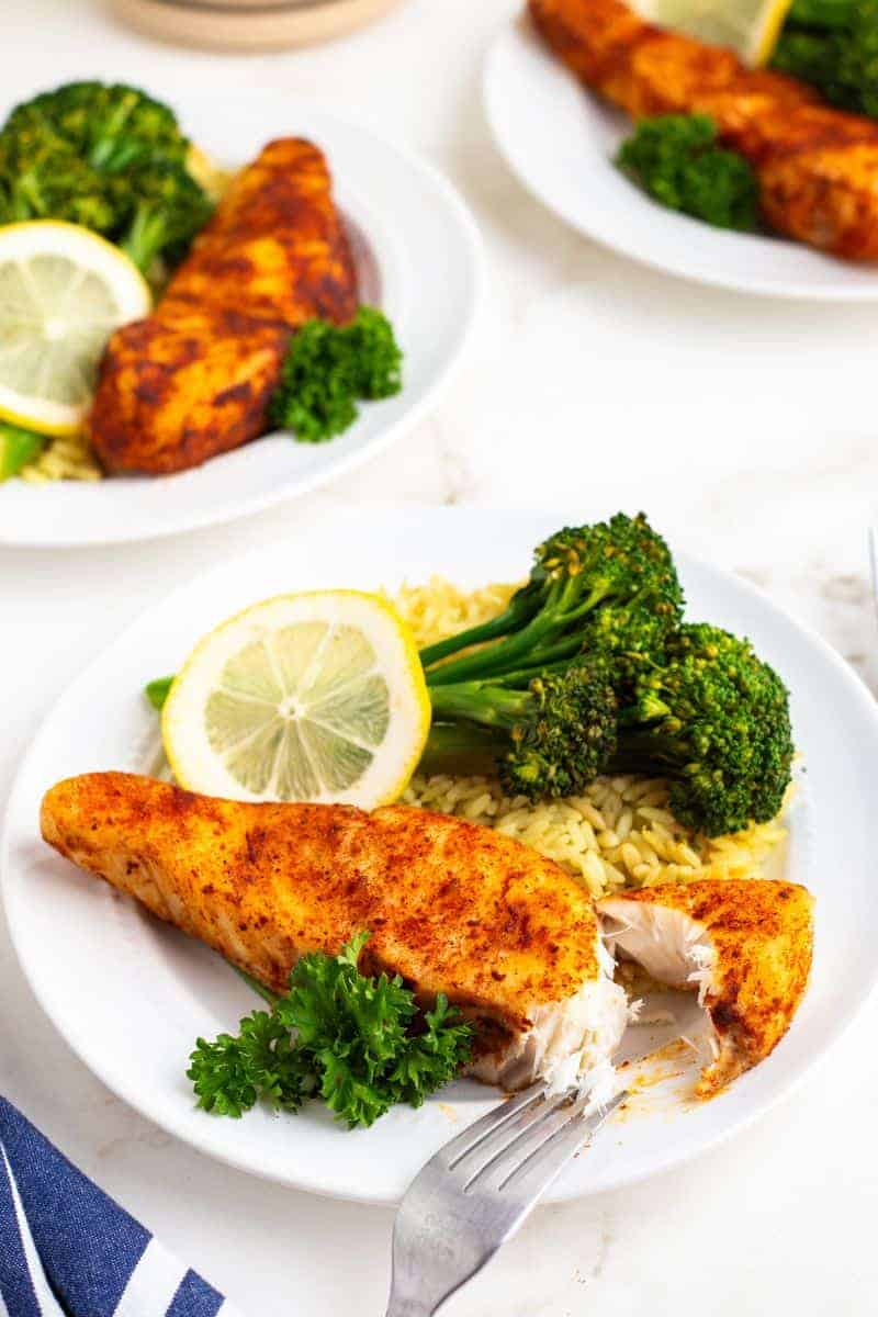 Air Fryer Halibut | Everyday Family Cooking