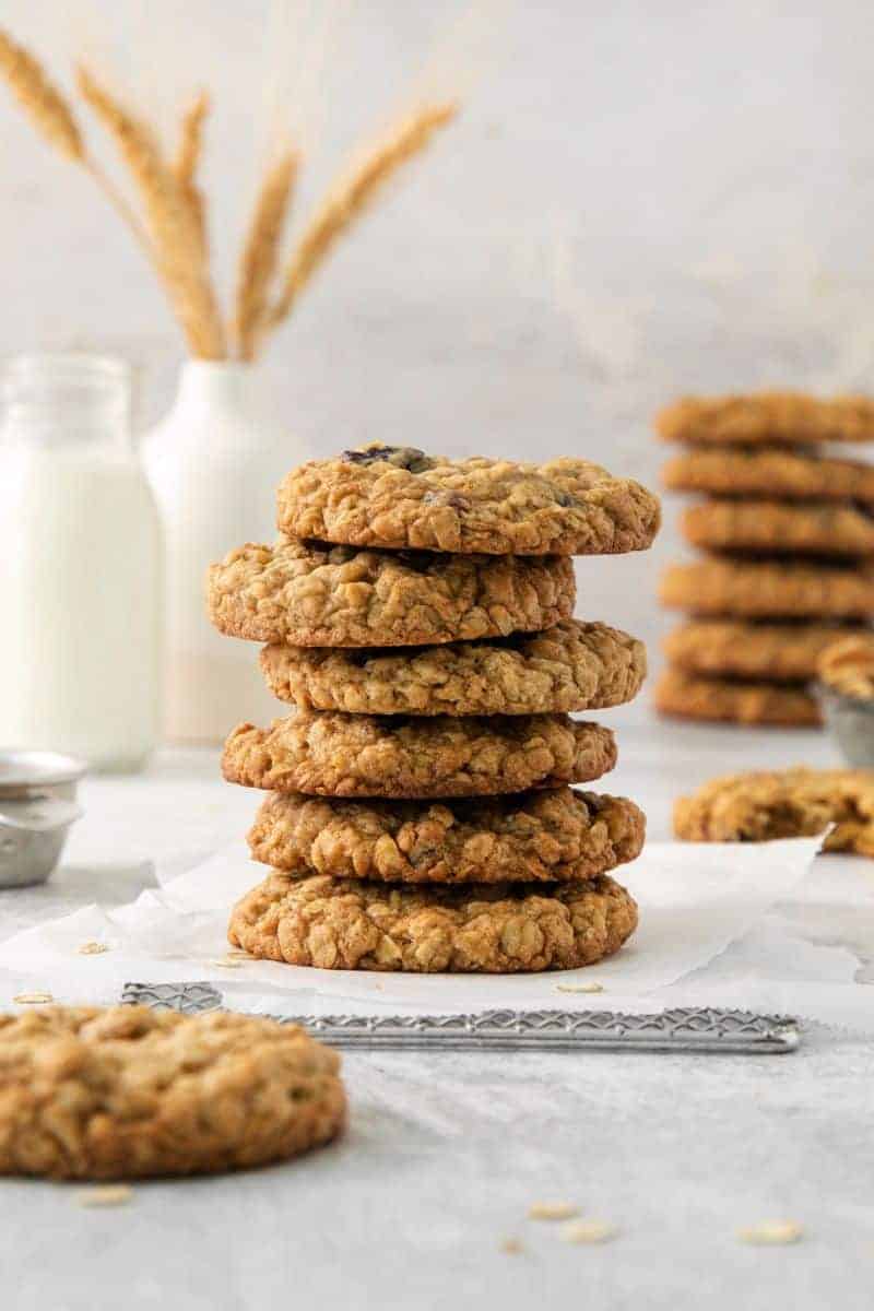 Easy Oatmeal Cranberry Walnut Cookies