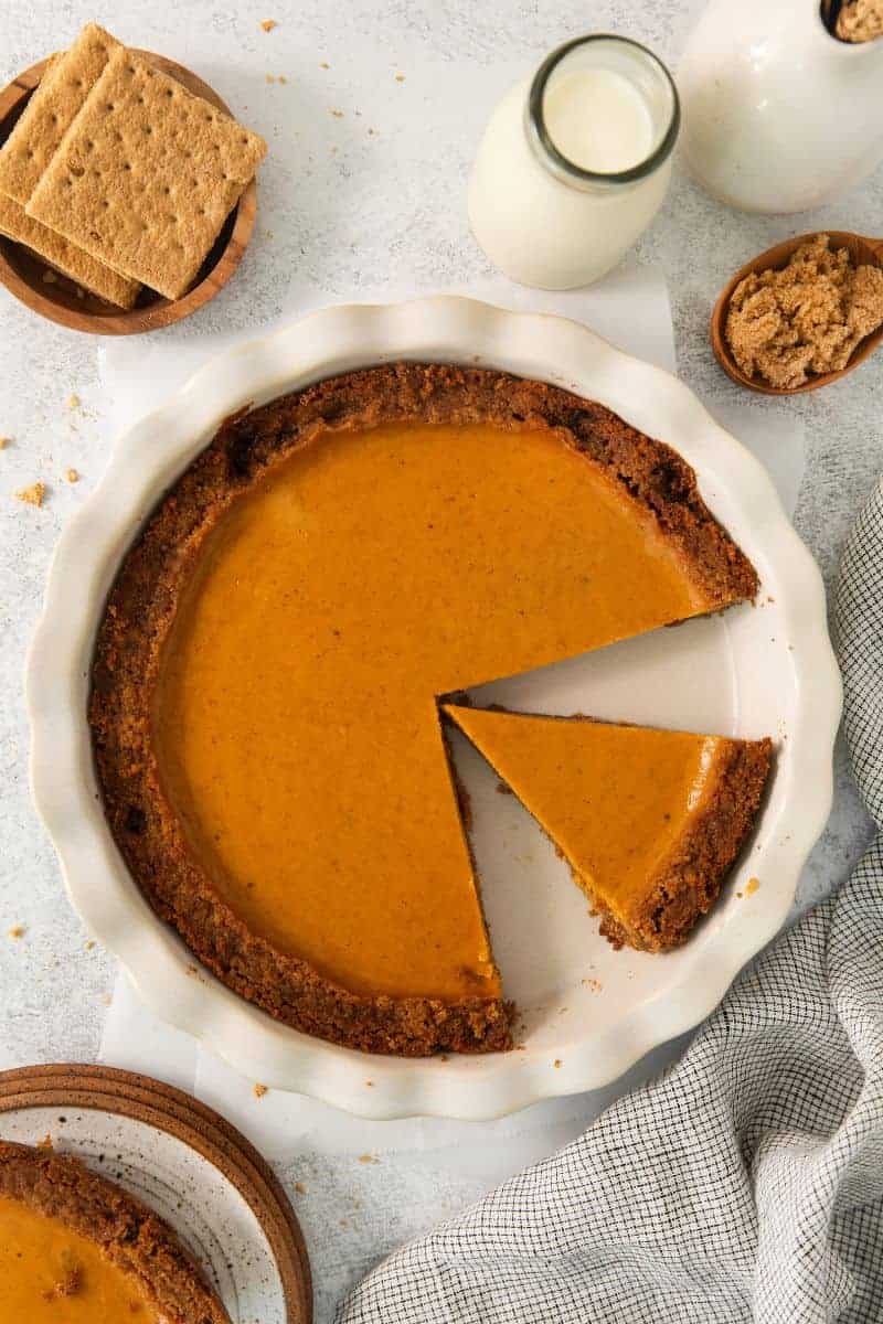 Easy Sweet Potato Pie in a Graham Cracker Crust