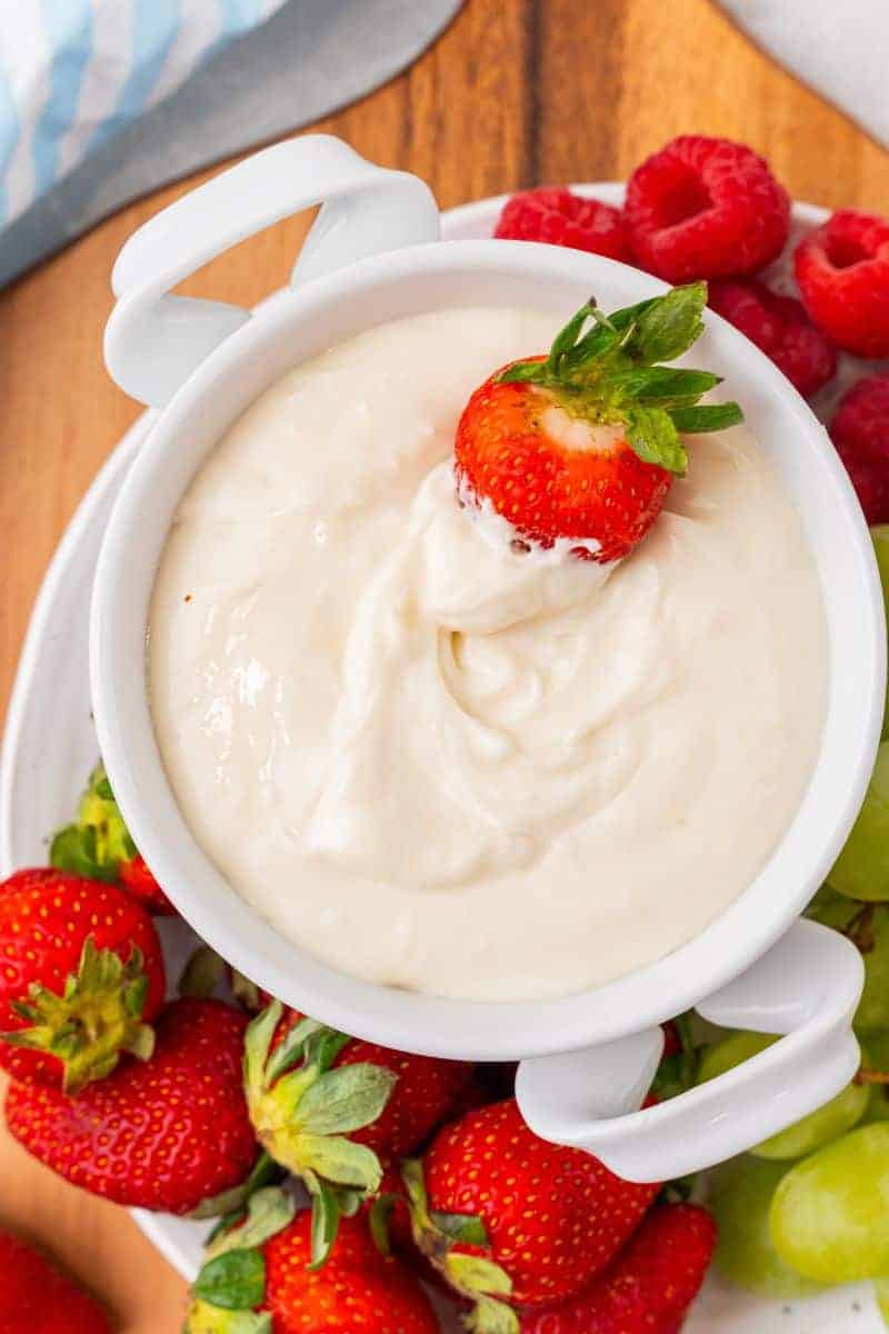 Easy Cream Cheese Fruit Dip Recipe | Everyday Family Cooking