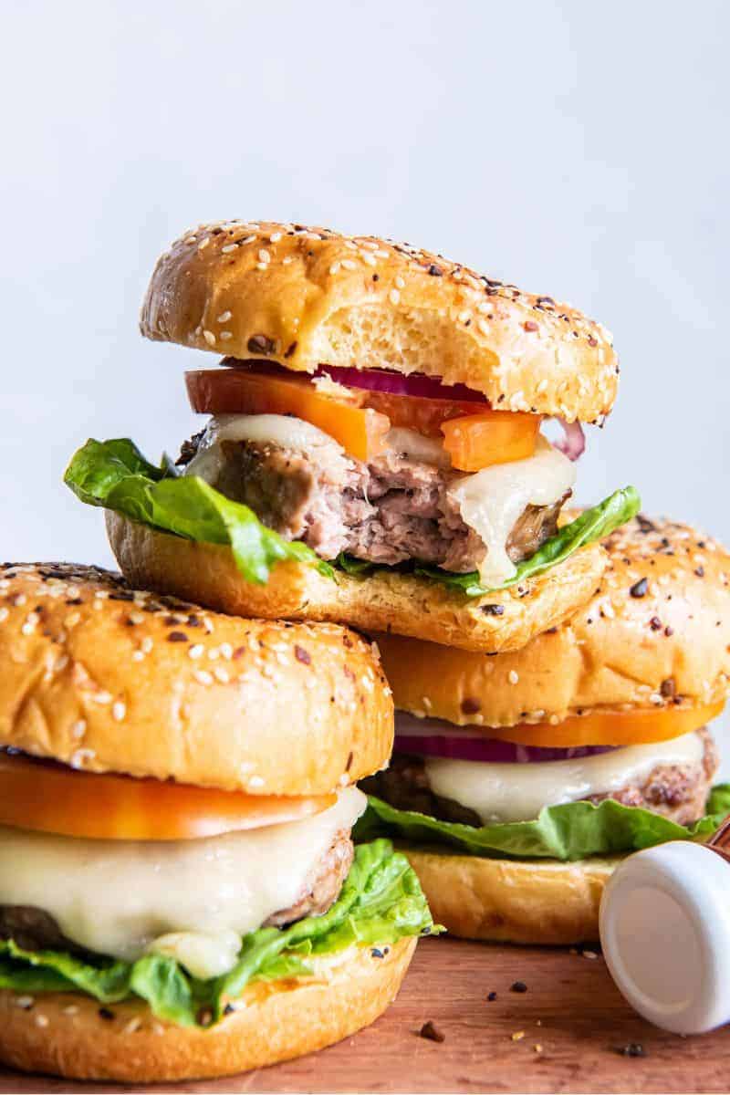 Juicy Frozen Turkey Burgers In The Air Fryer