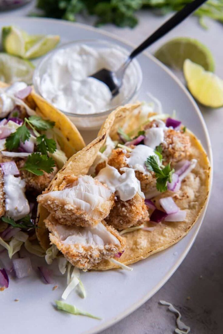 Air Fryer Fish Tacos