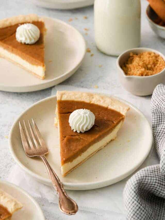 The BEST Sweet Potato Cream Cheese Pie – must try holiday dessert!