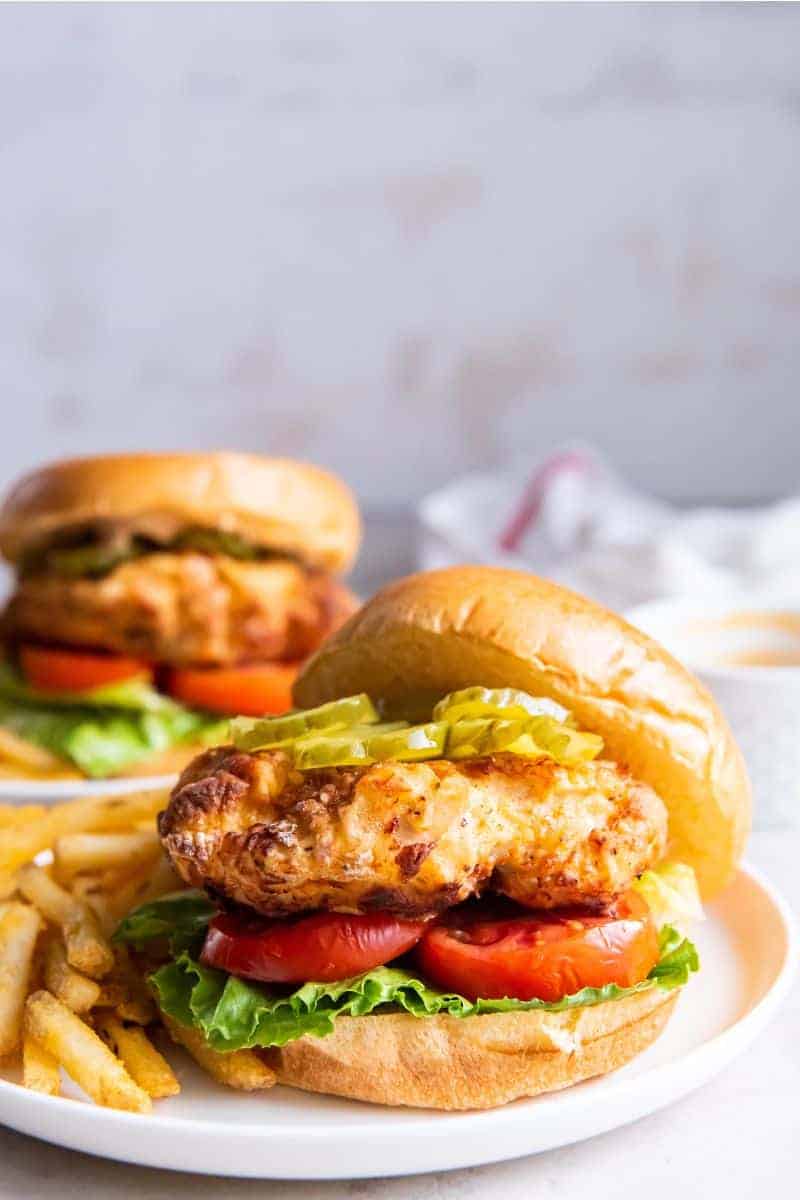Air Fryer Chicken Sandwich | Everyday Family Cooking