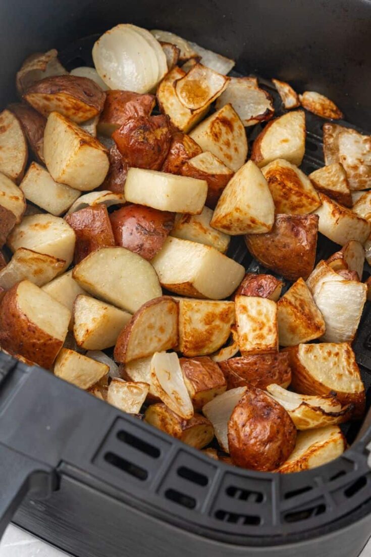 Air fryer shop potatoes and onions