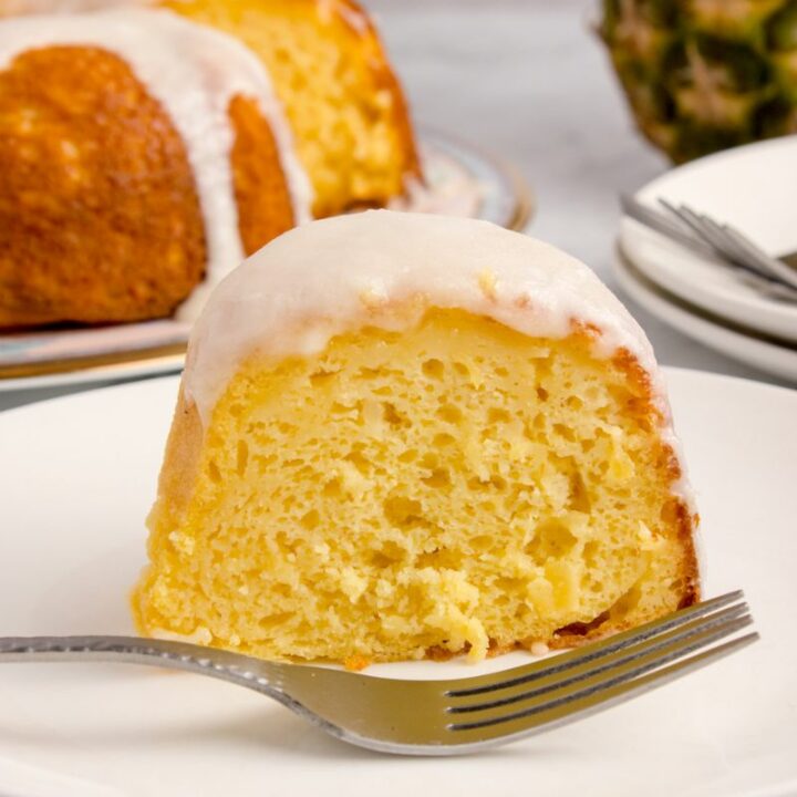 Cream Cheese Pineapple Pound Cake | Everyday Family Cooking