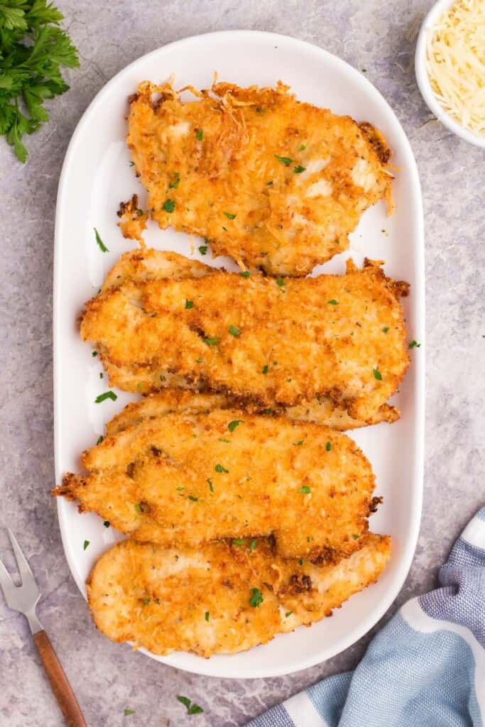 Parmesan Crusted Chicken in The Air Fryer