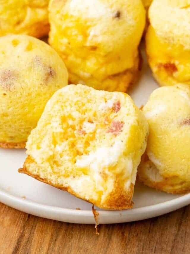 Air Fryer Egg Bites – high-protein snack