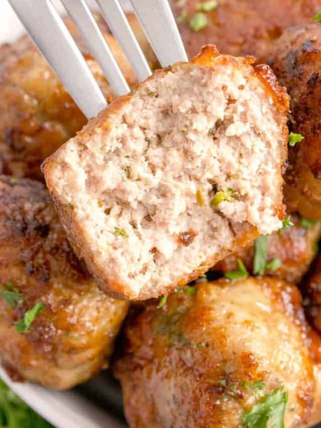 Super Easy Meatballs without Breadcrumbs!