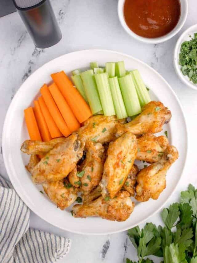 Extra Crispy Air Fryer Chicken Wings