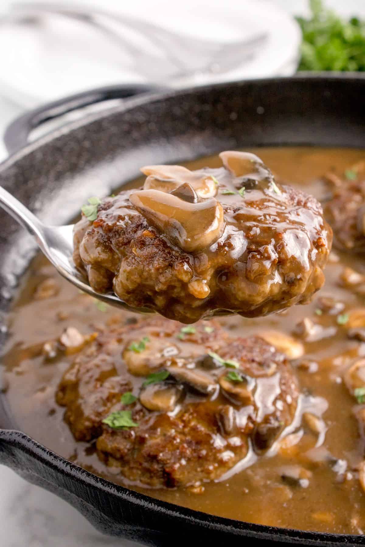 Homemade Salisbury Steak Recipe | Everyday Family Cooking